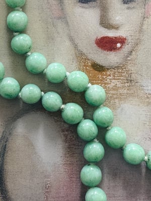 Vintage Sten kæde fra Paris _mint