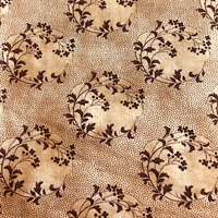 Image 1 of FLORAL TRAILS Forget Me Not-Tan by Barbara Brackman for Moda