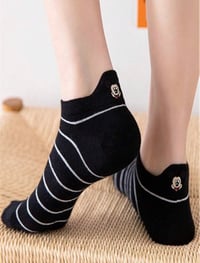 Image 3 of Mickey black and white socks