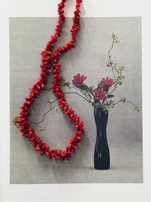 Vintage koral halskæde _47 cm