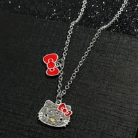 Image 2 of Hello kitty necklace red bow