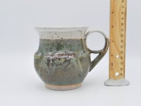 Image 5 of Dimpled Green and White Mug 1