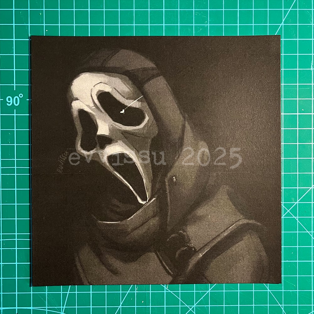 Image of GHOSTIE PORTRAIT SQUARE PRINT
