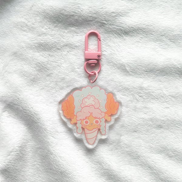 Image of Cotton Candy Chopper Keychain