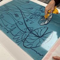 Image 2 of Big Monoprints: Making a Large Multi-Layered Print