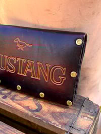 Image 9 of Original Tom Fugle/ TAG Mustang Leather Long Trucker Billfold
