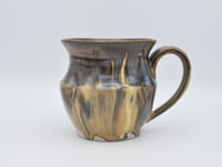 Image 2 of Dimpled Brown and Cream Mug 1
