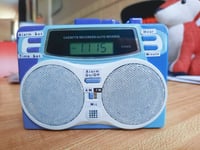 Image 3 of Cassette Player w/ AM/FM Radio + Clock