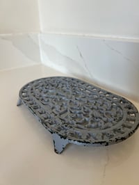 Image 2 of Grey Blue Pot Rest