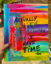 Image 1 of "Actually Life Is" ♡ ORIGINAL PAINTING ♡