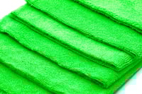 Image 3 of 10 Pack Plush Microfiber Towels - Green