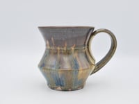 Image 2 of Angled Andromeda Blue and Tan Mug 2