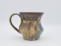 Image 1 of Angled Andromeda Blue and Tan Mug 2