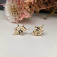 Image 3 of Deco Sunrise Studs