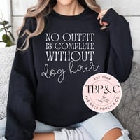 No outfit is complete without dog hair