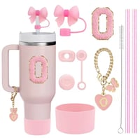 Image 20 of 10 Piece Tumbler Accessory Set 