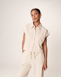 Image 1 of Camisa Rise Beige