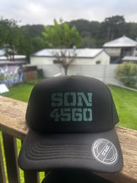 SON teal OG premium trucker cap