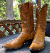 Image 3 of West Texas Style Handmade Cowboy Boots. Jones Bros. Bootmakers. Lampasas, Texas. Men's Size 9D