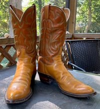 Image 1 of West Texas Style Handmade Cowboy Boots. Jones Bros. Bootmakers. Lampasas, Texas. Men's Size 9D