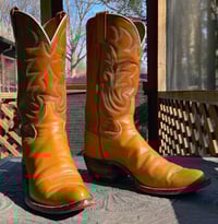 Image 4 of West Texas Style Handmade Cowboy Boots. Jones Bros. Bootmakers. Lampasas, Texas. Men's Size 9D