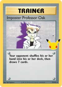 Imposter Professor Oak - Celebrations: Classic Collection - Near Mint