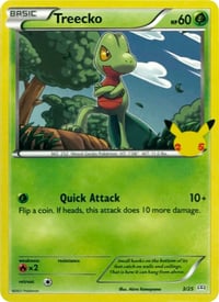Treecko - 3/25 - McDonald's 25th Anniversary Promos - Lightly Played