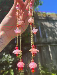 Image 1 of Blushing Peach Fairy Dangles 