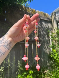 Image 2 of Blushing Peach Fairy Dangles 