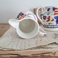 Image 4 of Gorgeous 19th Century Welsh Gaudy Jugs