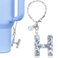 Image 8 of Clear Gem Letter Charm For Tumblers