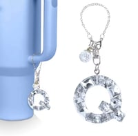 Image 17 of Clear Gem Letter Charm For Tumblers