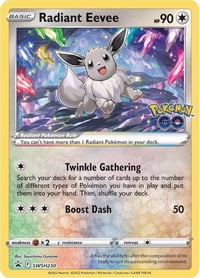 Radiant Eevee - SWSH230 - SWSH: Sword & Shield Promo Cards - Lightly Played