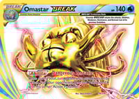 Omastar BREAK - XY - Fates Collide - Lightly Played