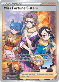 Miss Fortune Sisters (Full Art) - SWSH11: Lost Origin - Lightly Played