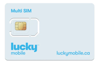Image 1 of Lucky Mobile Multi SIM Card