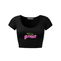 GOONER SCOOP NECK CROP-TOP