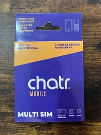 Image 2 of chatr Prepaid Multi SIM Card 3-in-1 