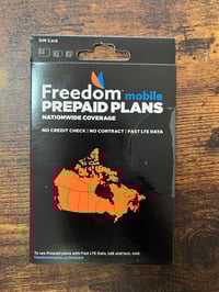 Image 2 of Freedom Mobile Prepaid SIM Card