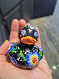 Image 2 of Hand painted plastic ducky!