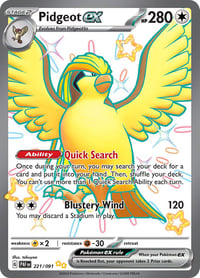 Pidgeot ex - SV: Paldean Fates - Near Mint