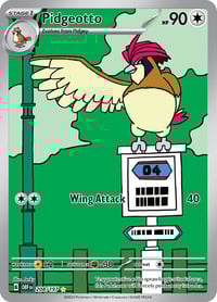 Pidgeotto - 208/197 - SV03: Obsidian Flames - Lightly Played
