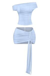 Image 3 of Dahlia 2 piece set (Light blue)