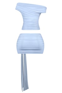 Image 4 of Dahlia 2 piece set (Light blue)