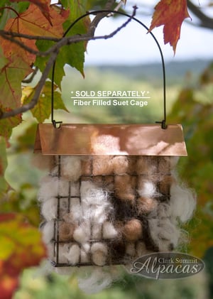 Bird Nesting Materials Alpaca Fiber Refill - All Natural