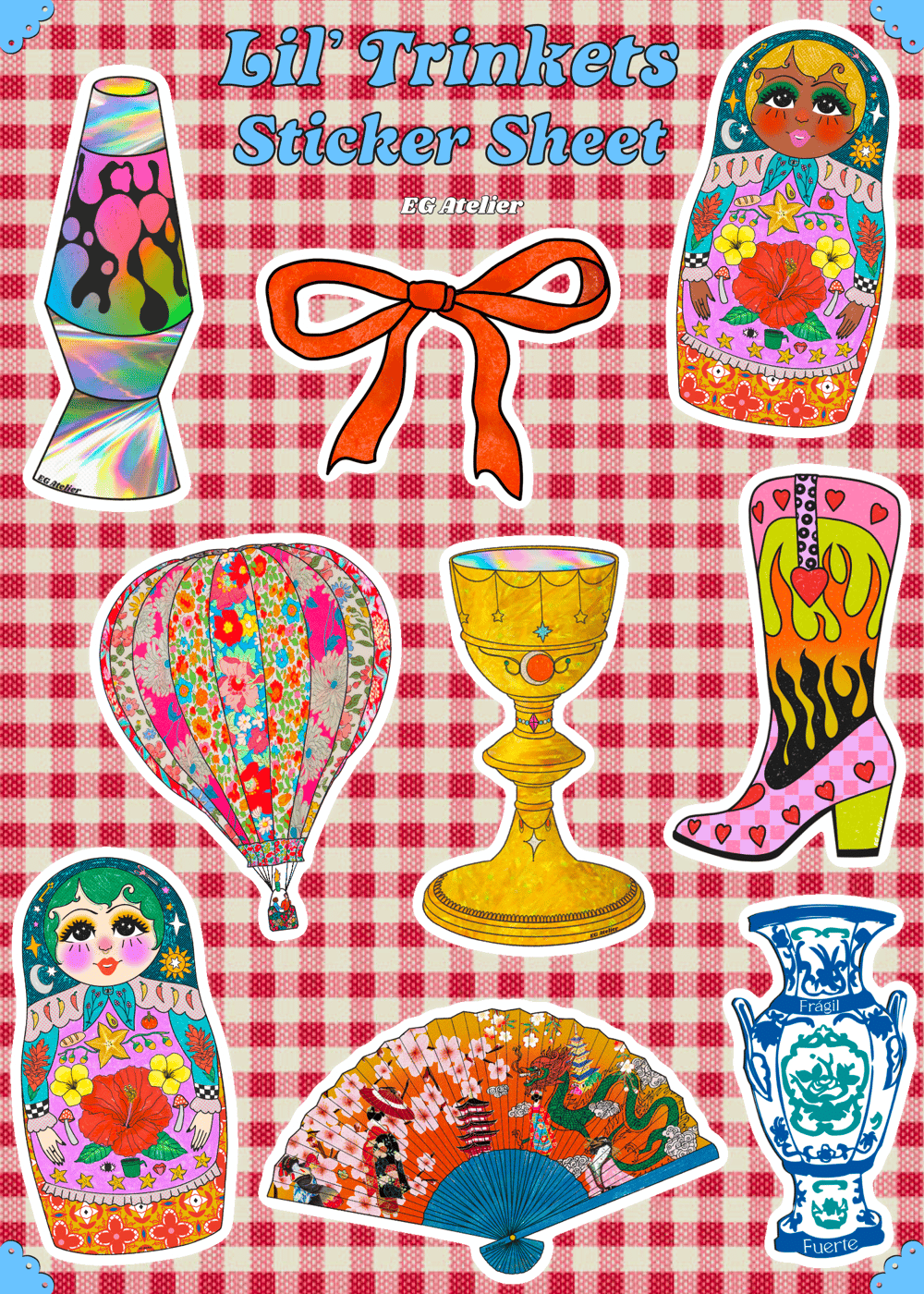 Image of Lil’ Trinkets Sticker Sheet