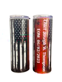 Image 1 of Personalized 20 oz Skinny Tumbler – Style Meets Function