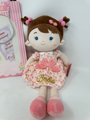 Image of Leyadoll Personalized Cloth Doll With Name Amelia 