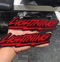 Lightning Fender Badges