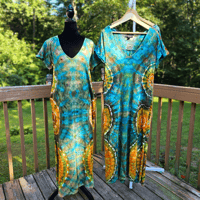 Image 1 of Maxi Summer Ice Dyed Dress Collection